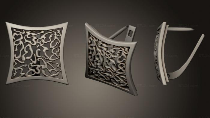 Jewelry (earrings 4, JVLR_0131) 3D models for cnc
